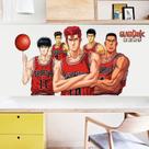 Adesivo de parede Slam Dunk Anime para decoração de dormitório ou quarto