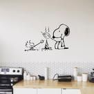 Adesivo de Parede Snoopy Piquenique Fogueira Adesivo de Parede Snoopy Piquenique Fogueira