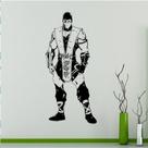 Adesivo de parede Sub-Zero Mortal Kombat para quarto ou sala de jogos