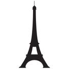 Adesivo de Parede Torre Eiffel 115x54cm - para Porta também