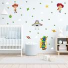 Adesivo De Parede Toy Story Cute Baby Bolinhas Decoração Woody Buzz Adesivo De Parede Toy Story Cute Baby Bolinhas Decoração Woody Buzz
