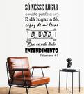 Adesivo de Parede Versículos Filipenses 4:7 Frases