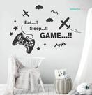 Adesivo De Parede Vídeo Game Controle Meninos Jogador