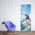 Adesivo de Porta Surf Adesivo de Porta Surf