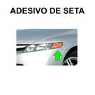 Adesivo De Seta Laranja Honda Civic 2007 A 2011