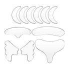 Adesivo de Silicone Anti-Rugas 11 Peças Para Rosto Testa Busto e Pescoço