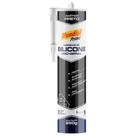 Adesivo de Silicone Conteúdo 260 Gramas Cor Preto - Mundial Prime