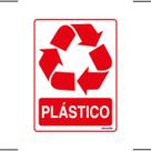Adesivo De Sinalização Lixo Plástico 15x20 Ekomunike - S-241 F9e