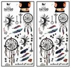 Adesivo de tatuagem temporário Rareeasy Waterproof para mulheres