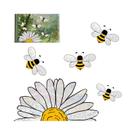 Adesivo De Verão DIY Para Janela De Vidro Com Abelhas Engraçadas Para Quarto Infantil, Sala De Aula Adesivo De Verão DIY Para Janela De Vidro Com Abelhas Engraçadas Para Quarto Infantil, Sala De Aula