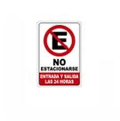Adesivo de vinil autoadesivo No Parking Sign 20x28cm