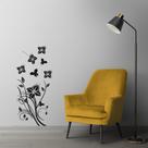 Adesivo Decal De Parede Decorativo Floral Várias Cores