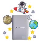 Adesivo Decorativo Astronauta Para Interruptor Planetas Estrelas Céu Infantil Para Quarto
