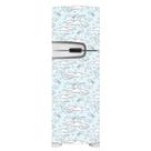 Adesivo Decorativo de Geladeira - Céu - Nuvens - Lua - Azul - 319gel