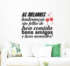 Adesivo Decorativo De Parede Frase As Melhores Lembranças