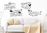 Adesivo Decorativo de Parede Frase Família É Tudo... Adesivo Decorativo de Parede Frase Família É Tudo...