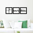 Adesivo Decorativo de Parede Frase Quadro Fé, Amor, Gratidão