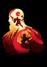 Adesivo Decorativo de Parede Jogo God Of War Adesivo Decorativo de Parede Jogo God Of War