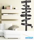 Adesivo Decorativo de Parede Lousa de Setas para Localizacao Adesivo Decorativo de Parede Lousa de Setas para Localizacao