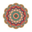 Adesivo Decorativo de Parede - Mandala com 60cm - Sala - 008ir