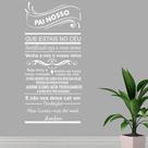 Adesivo Decorativo De Parede Quarto Sala Oração Pai Nosso