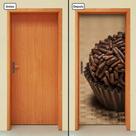 Adesivo Decorativo de Porta - Brigadeiro - Doce - 317cnpt