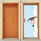 Adesivo Decorativo de Porta - Burrinho - Infantil - 2057cnpt Adesivo Decorativo de Porta - Burrinho - Infantil - 2057cnpt