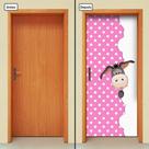 Adesivo Decorativo de Porta - Burrinho - Infantil - 2058cnpt Adesivo Decorativo de Porta - Burrinho - Infantil - 2058cnpt