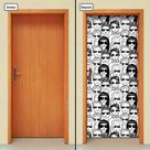 Adesivo Decorativo de Porta - Caricaturas - 401cnpt Adesivo Decorativo de Porta - Caricaturas - 401cnpt