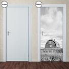 Adesivo Decorativo de Porta - Celeiro - 202pt