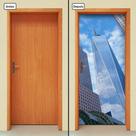 Adesivo Decorativo de Porta - Cidade - Prédios - 1032cnpt Adesivo Decorativo de Porta - Cidade - Prédios - 1032cnpt