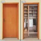 Adesivo Decorativo de Porta - Closet - Armário - 1031cnpt