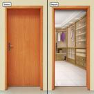Adesivo Decorativo de Porta - Closet - Armário - 1056cnpt