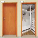 Adesivo Decorativo de Porta - Closet - Armário - 1104cnpt