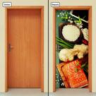 Adesivo Decorativo de Porta - Comida Japonesa - 848cnpt
