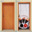 Adesivo Decorativo de Porta - Comida Japonesa - 882cnpt Adesivo Decorativo de Porta - Comida Japonesa - 882cnpt