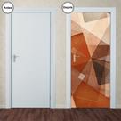 Adesivo Decorativo de Porta - Dobradura - 021pt
