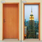 Adesivo Decorativo de Porta - Empire State Building - 370cnpt
