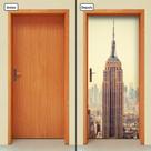 Adesivo Decorativo de Porta - Empire State Building - 371cnpt