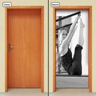 Adesivo Decorativo de Porta - Fitness - Pilates - 876cnpt