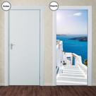 Adesivo Decorativo de Porta - Grécia - 256pt Adesivo Decorativo de Porta - Grécia - 256pt