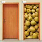 Adesivo Decorativo de Porta - Kiwi - Frutas - 078cnpt