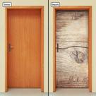 Adesivo Decorativo de Porta - Madeira - Tronco - 141cnpt Adesivo Decorativo de Porta - Madeira - Tronco - 141cnpt