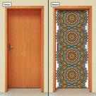 Adesivo Decorativo de Porta - Mandalas - 708cnpt