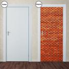 Adesivo Decorativo de Porta - Parede de Tijolos - 060pt