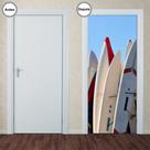 Adesivo Decorativo de Porta - Surf - 043pt Adesivo Decorativo de Porta - Surf - 043pt