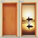 Adesivo Decorativo de Porta - Surfista - Surf - 145cnpt Adesivo Decorativo de Porta - Surfista - Surf - 145cnpt
