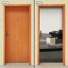 Adesivo Decorativo de Porta - Toca Discos - Vitrola - 767cnpt