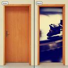 Adesivo Decorativo de Porta - Toca Discos - Vitrola - 768cnpt