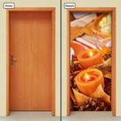 Adesivo Decorativo de Porta - Velas - Spa - 598cnpt